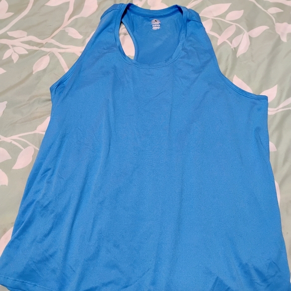Athletic Works Bright Blue Racer Back Tank Top - Picture 1 of 7